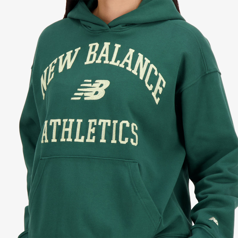 NEW BALANCE KAPUCAR Athletics Varsity Oversized Fleece Hoodi 
