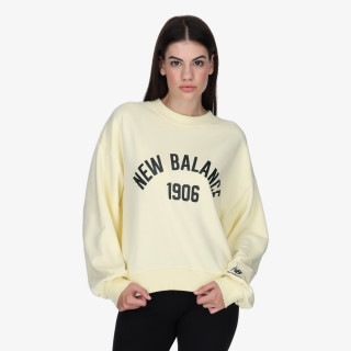 NEW BALANCE KAPUCAR Essentials Varsity Fleece Crew 