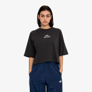 NEW BALANCE KRATKA MAJICA Linear Heritage Raglan T-Shirt 