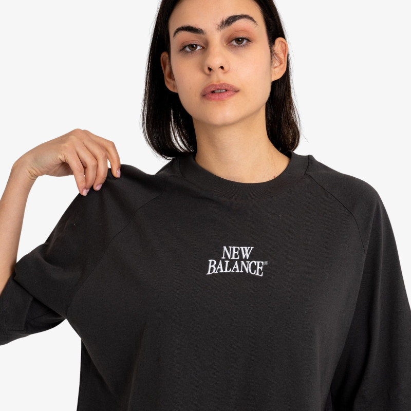 NEW BALANCE KRATKA MAJICA Linear Heritage Raglan T-Shirt 