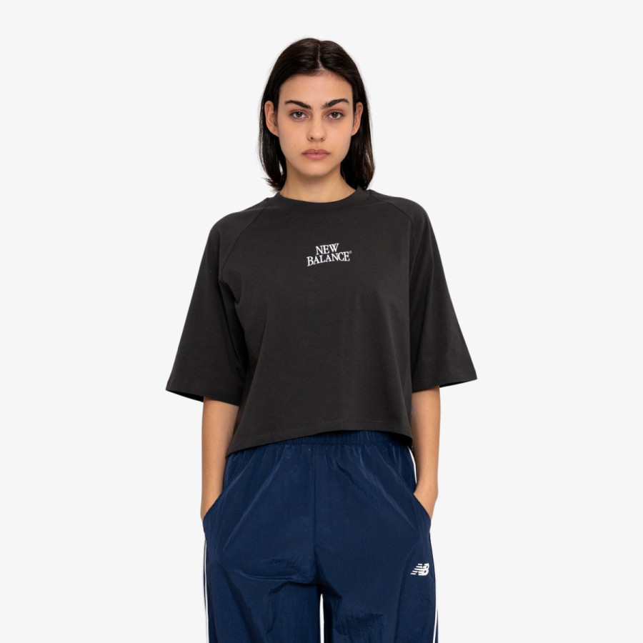 NEW BALANCE KRATKA MAJICA Linear Heritage Raglan T-Shirt 
