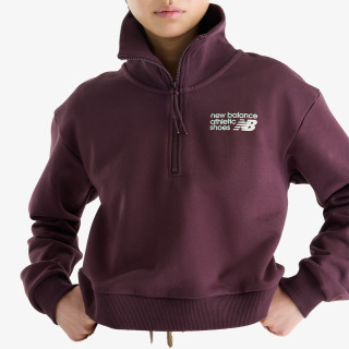 NEW BALANCE KAPUCAR Athletics Premium Logo Oversized Half Zi 