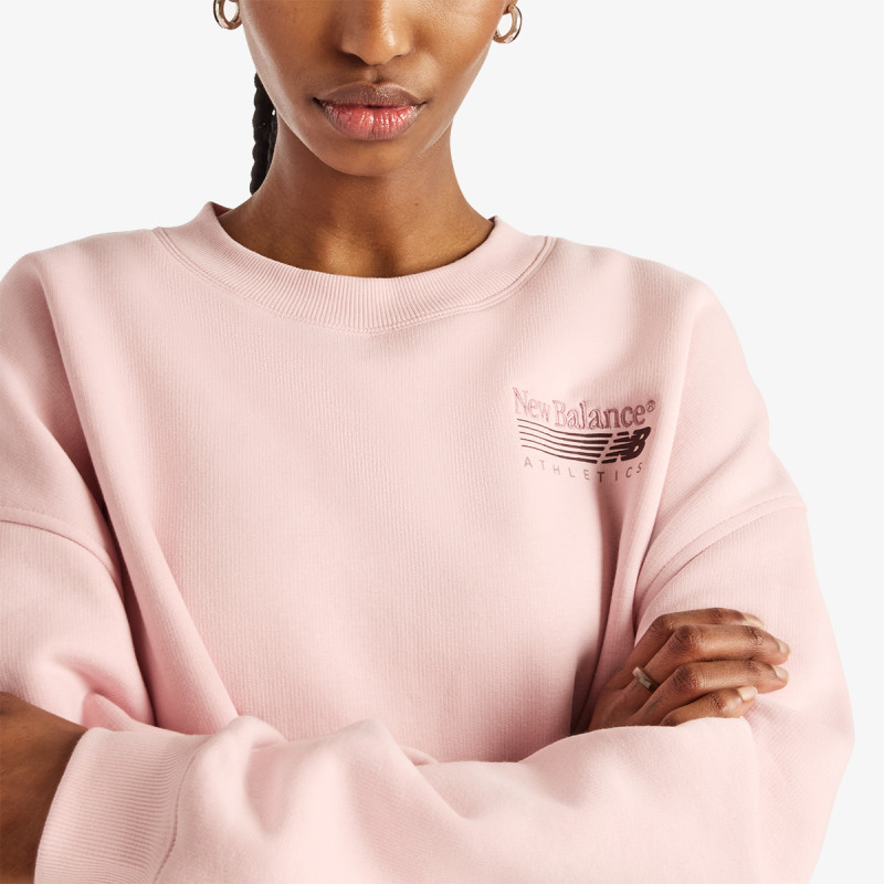 NEW BALANCE KAPUCAR Trackside Fleece Crew 